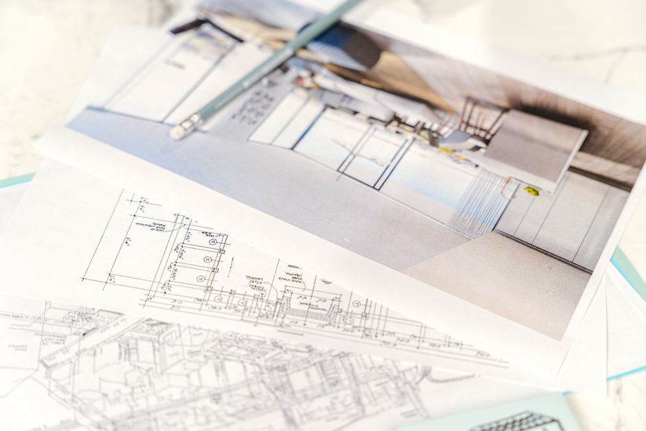 Blueprint plans for custom kitchen cabinets
